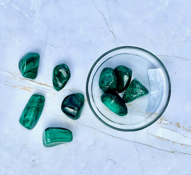 Malachite Tumbles